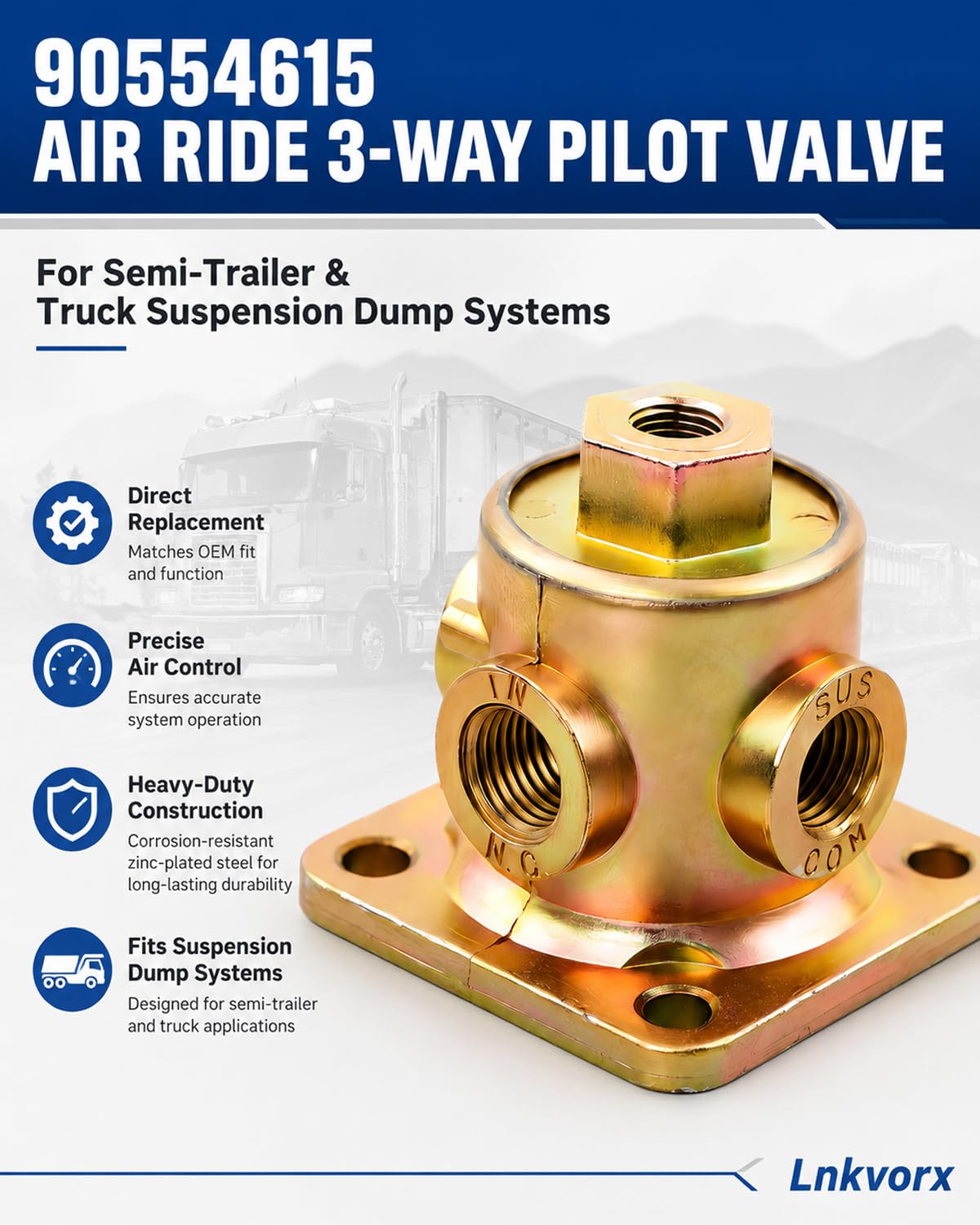 ミッチ　905540 Amazon.com: 90554615 3-Way Pilot Valve, 1/8-1/4 in NPT Ports